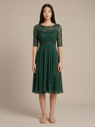 Robe Orianne Vert fonce