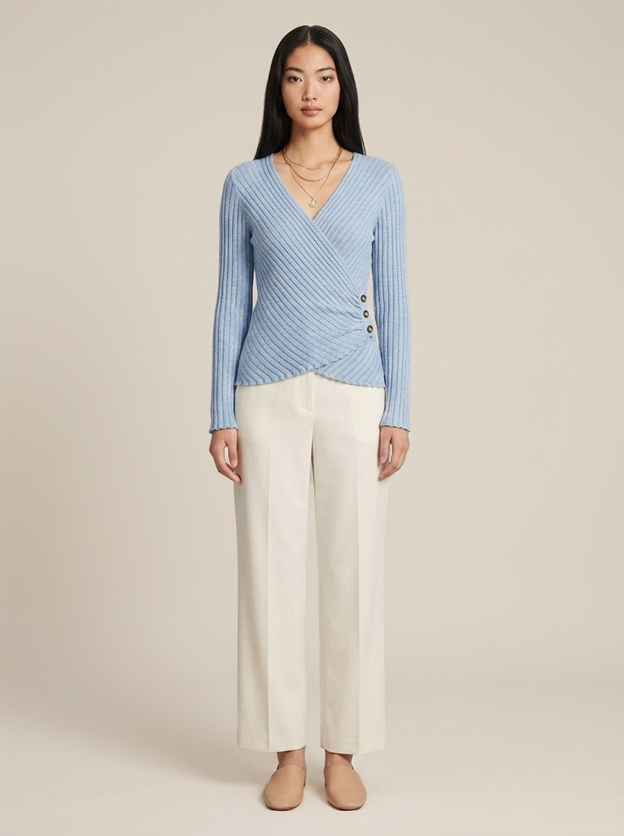 Sabine Top – Light blue
