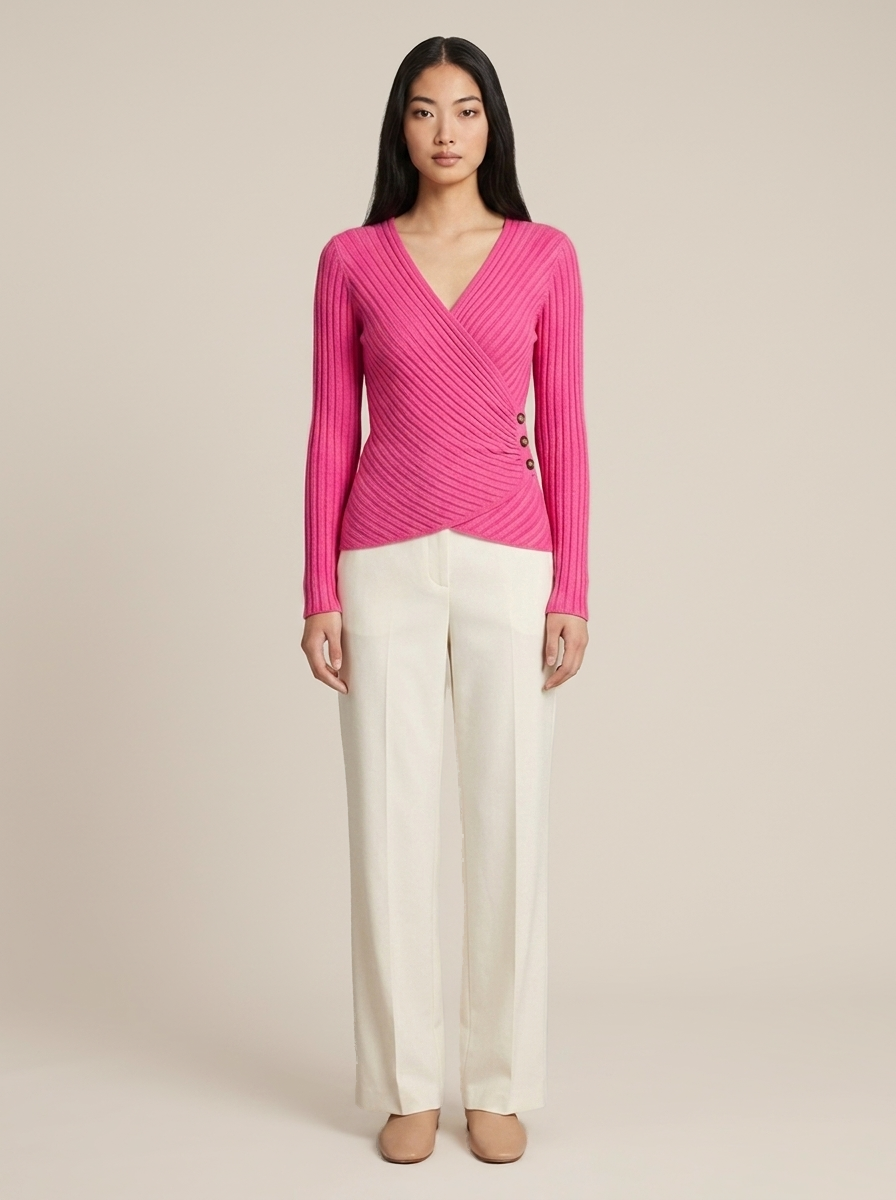 Sabine Top – Hot pink