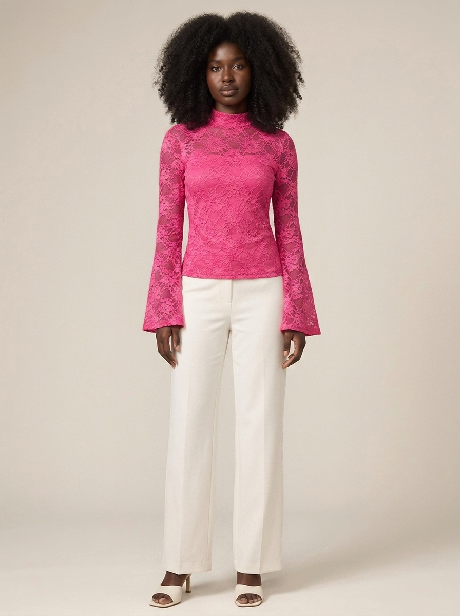 Solène Top – Hot pink