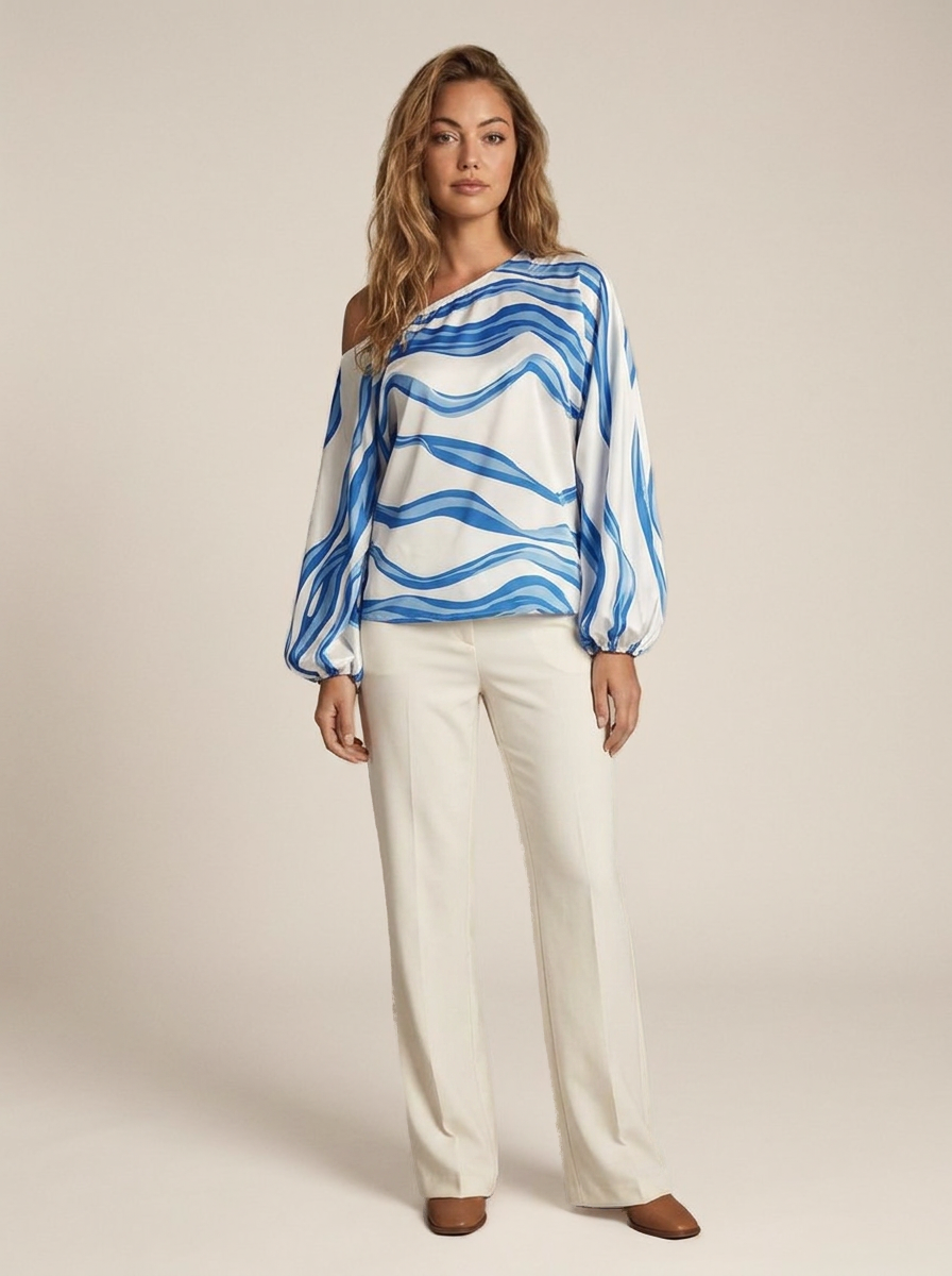 Agathe Blouse – Blue