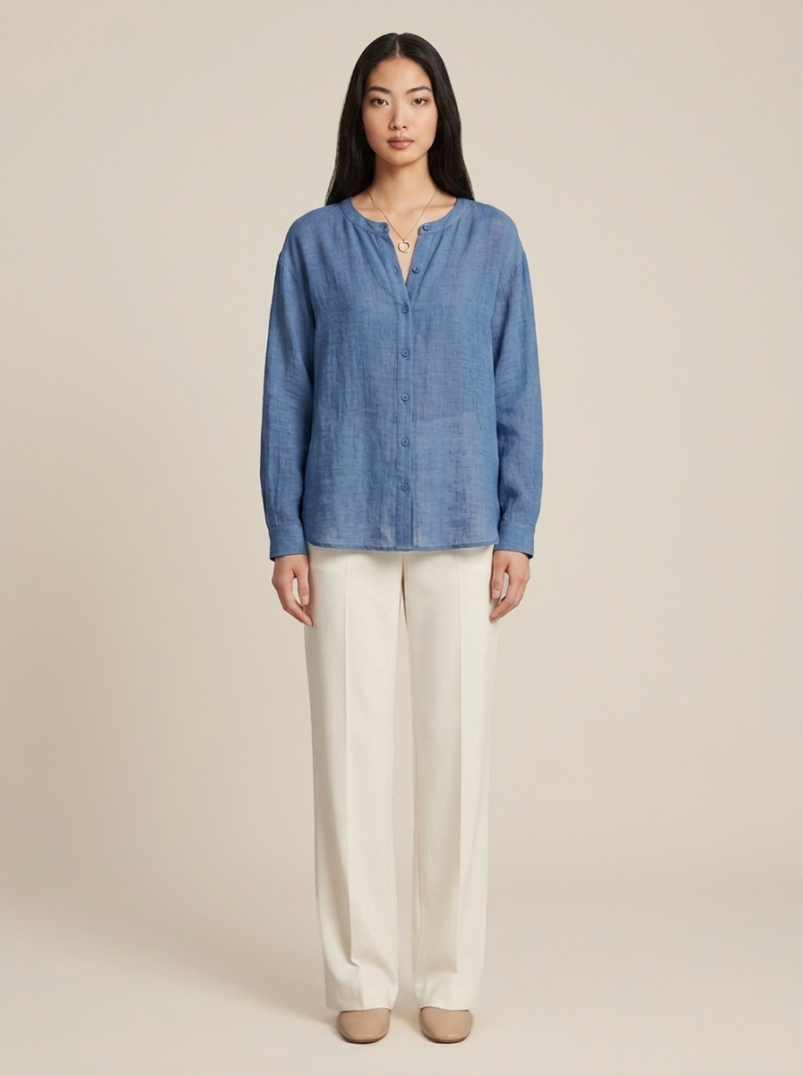 Armelle Blouse – Blue