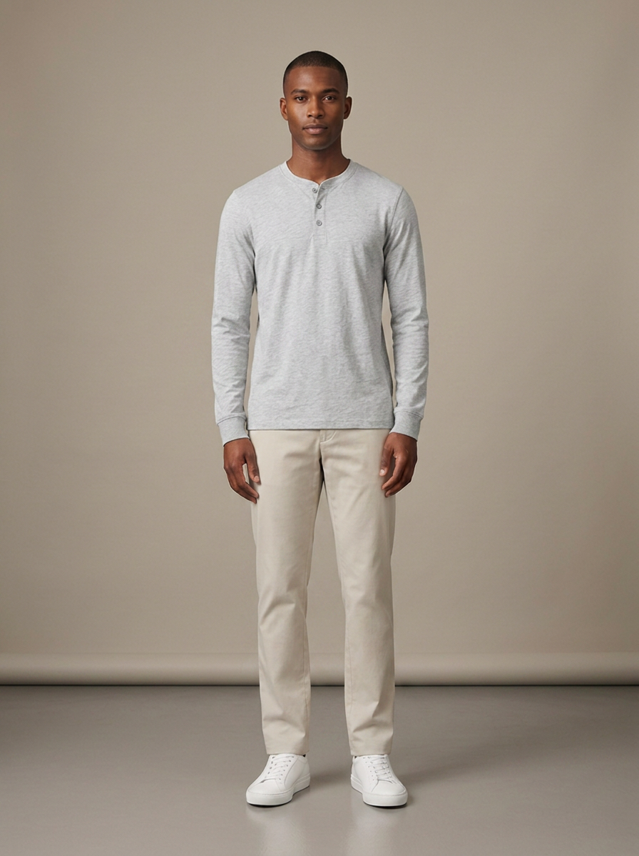 Chemise Andre Gris clair
