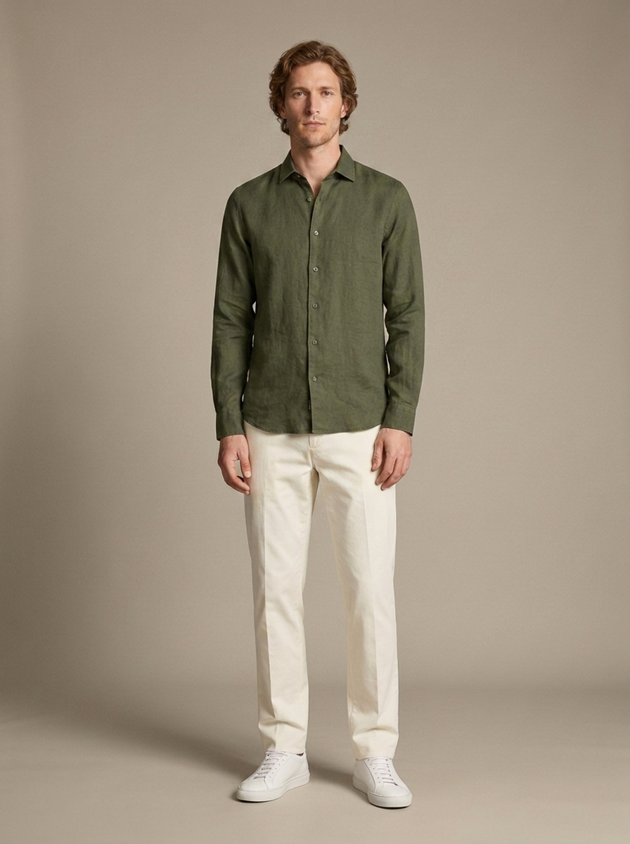 Chemise Antoine Vert militaire