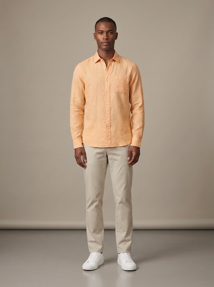Chemise Arnaud - Abricot