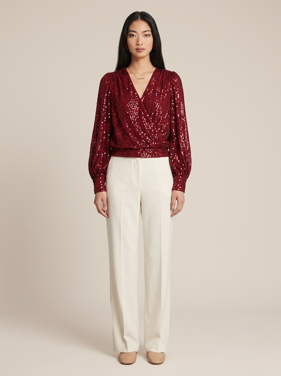Clémence Blouse – Red