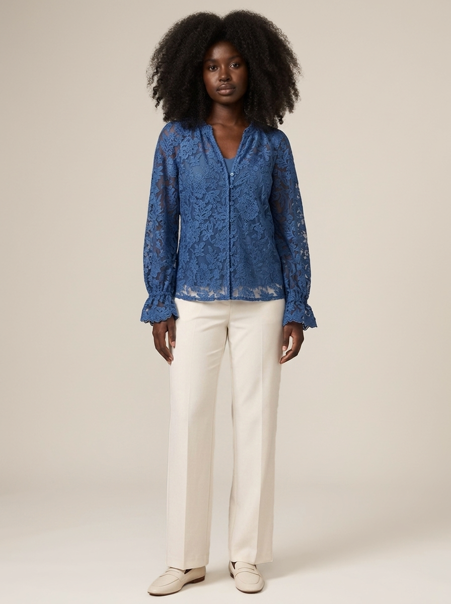 Domitille Blouse – Blue