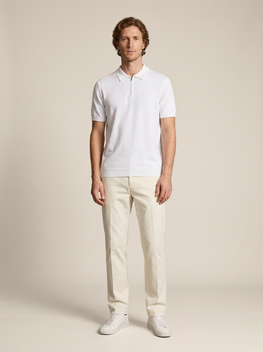 Hippolyte Polo – White