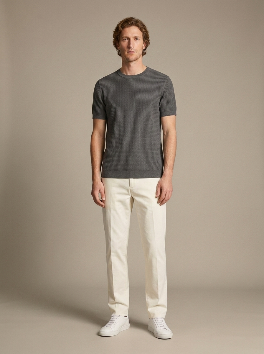 T-shirt Baptiste - Gris fonce