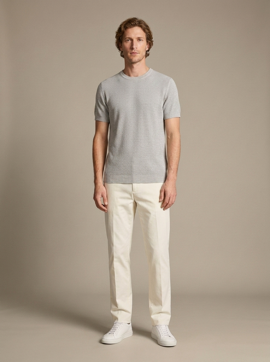 T-shirt Baptiste - Gris clair