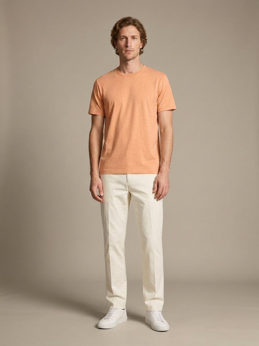 T-shirt Corentin - Abricot
