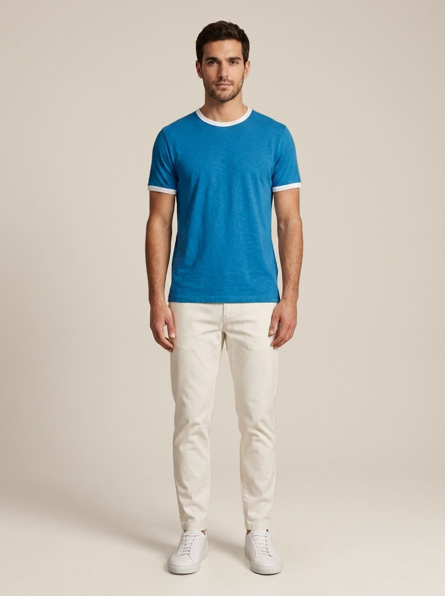 Cédric T-shirt – Ocean blue
