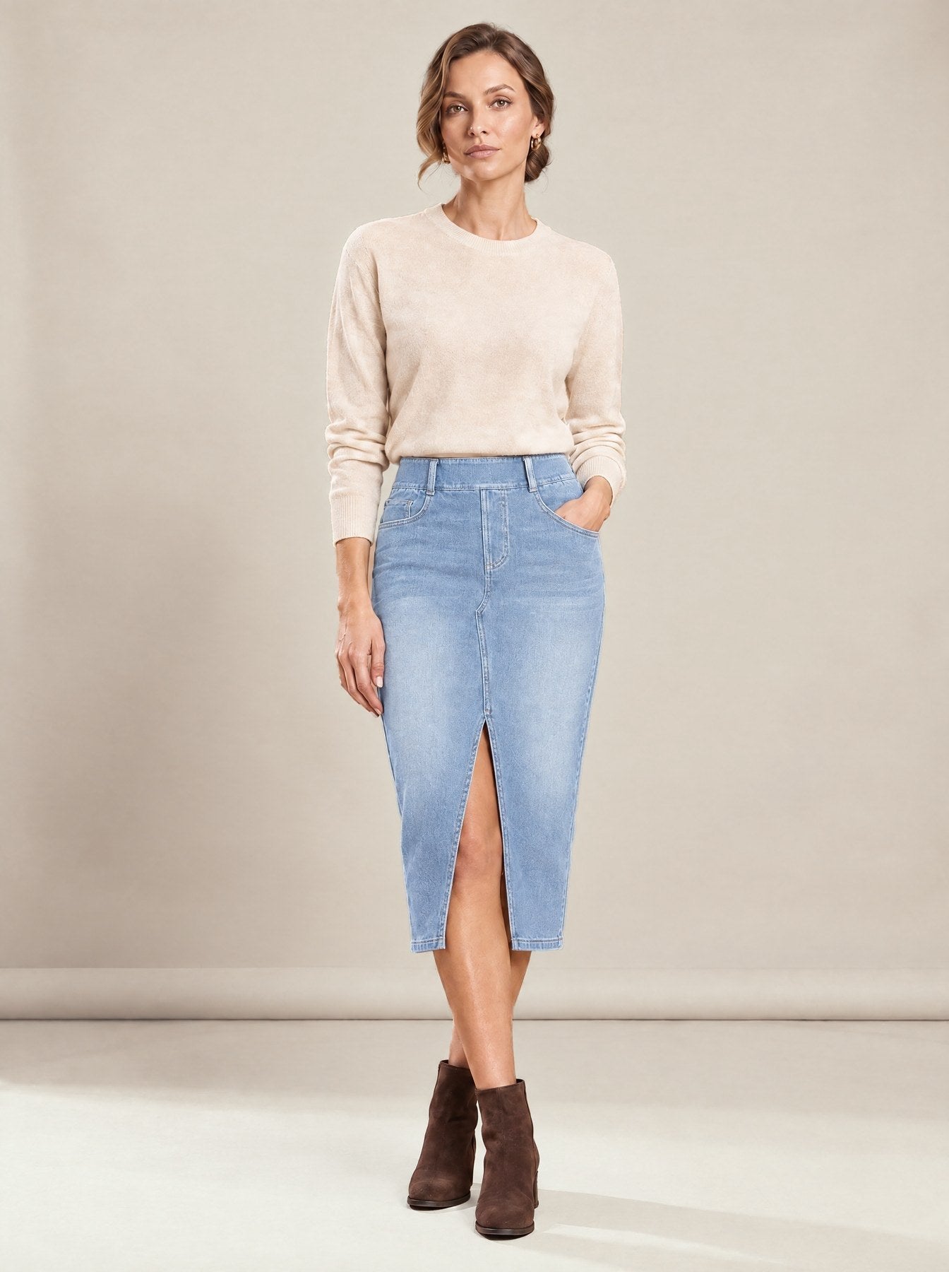 Marine Skirt in light blue