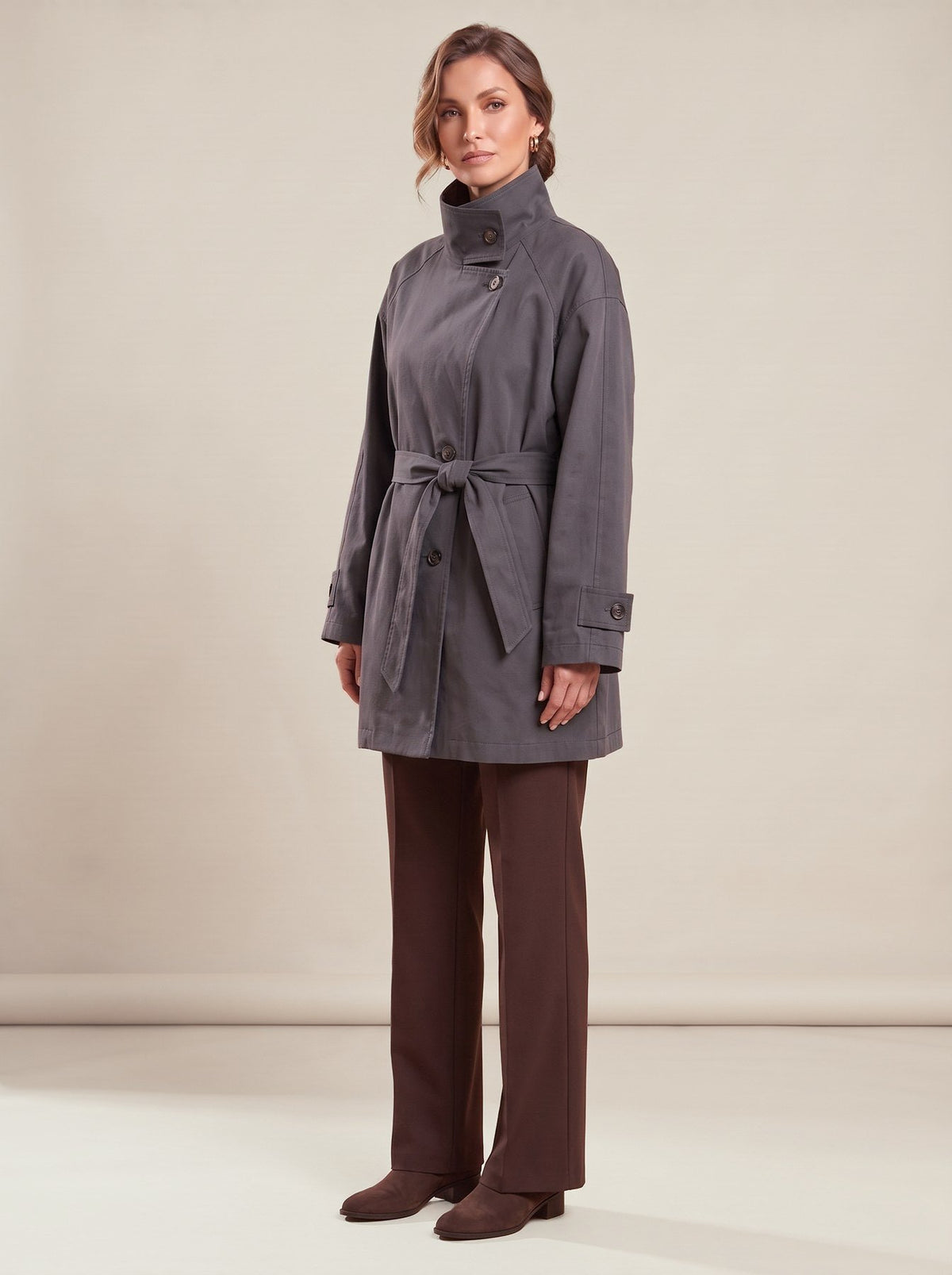 Fabienne Coat, three-quarter view