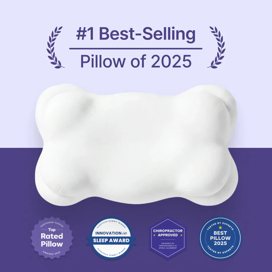 Lushko ergonomic cervical pillow, the #1 memory foam neck support pillow for pain-free mornings