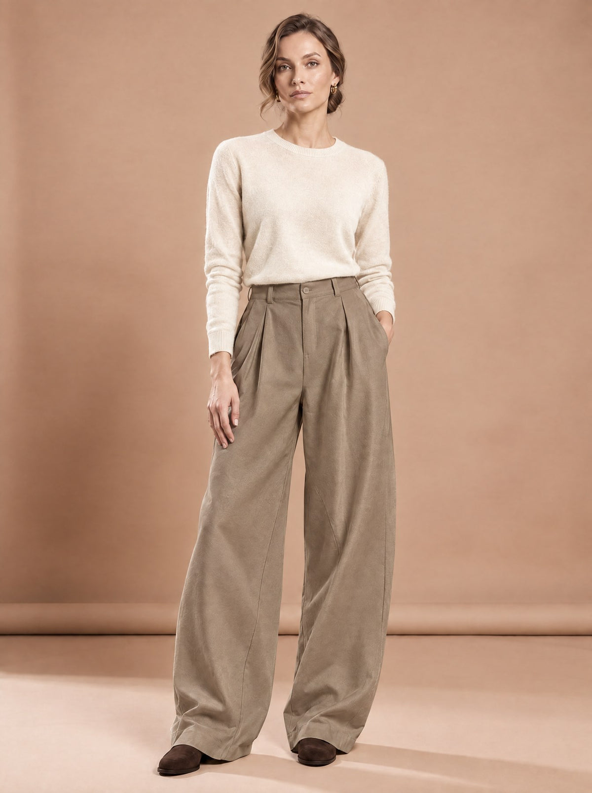 Pantalon Colombe marron