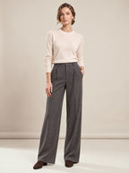 Grey Trousers, worn