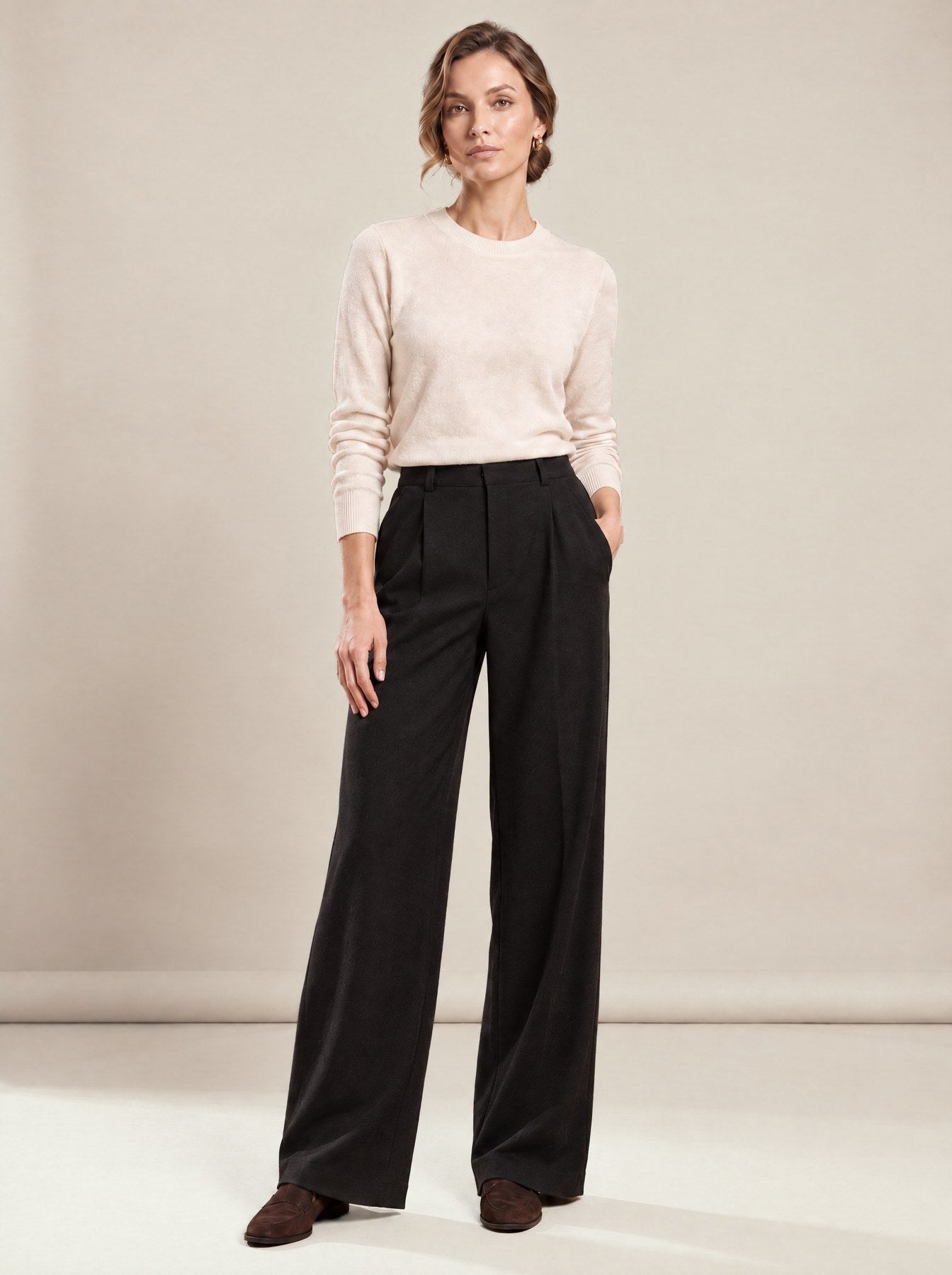 Grey Trousers in black