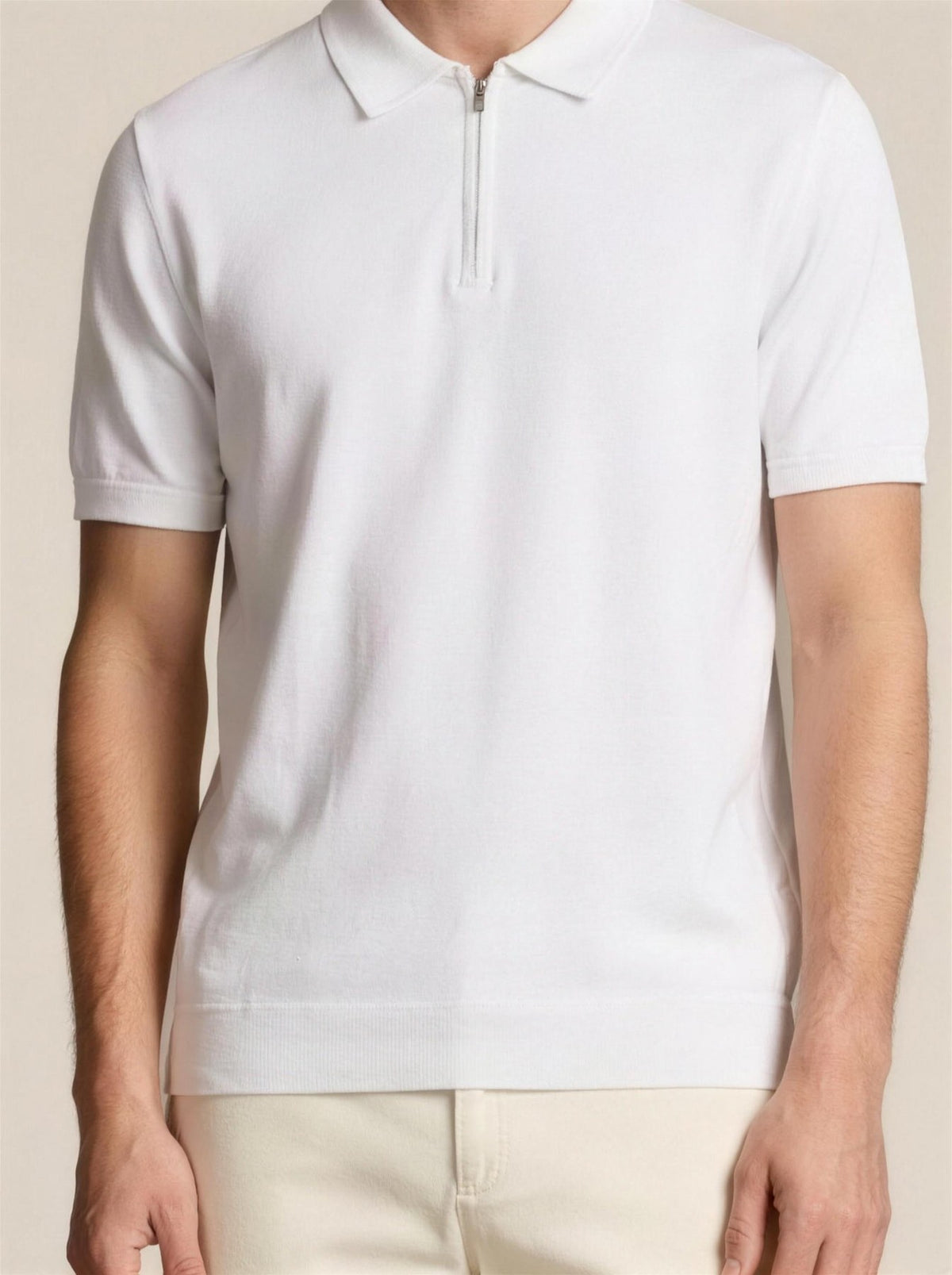 Polo Hippolyte détail du col polo