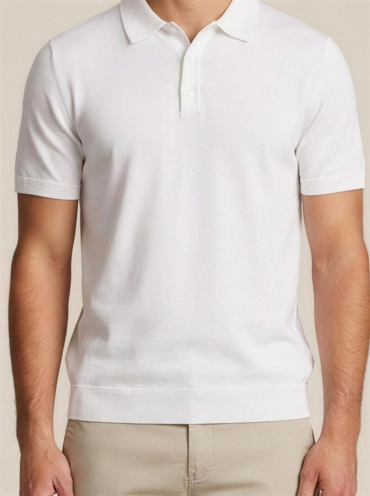 Polo Laurent détail du col polo