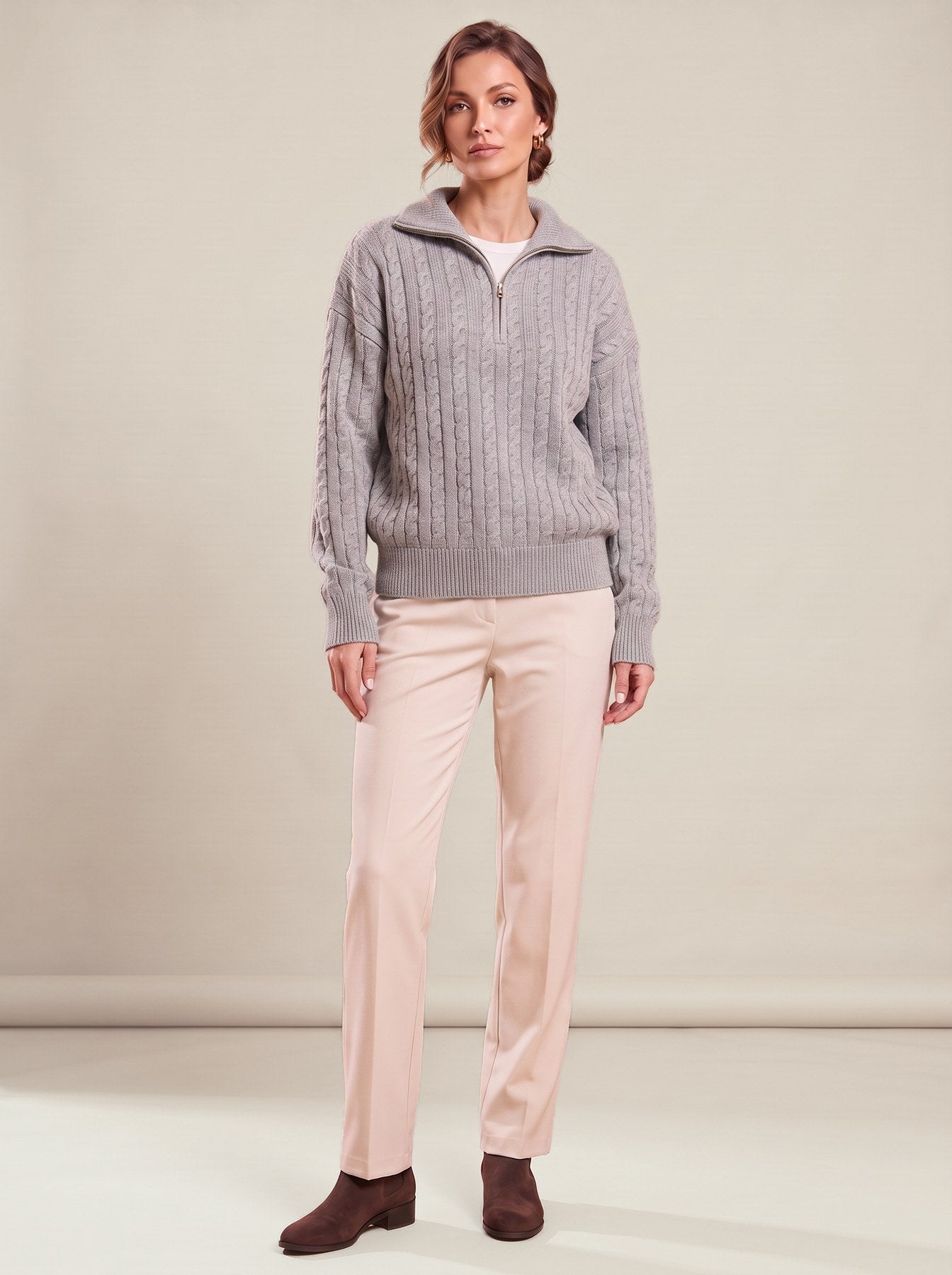 Yolande Jumper in grey