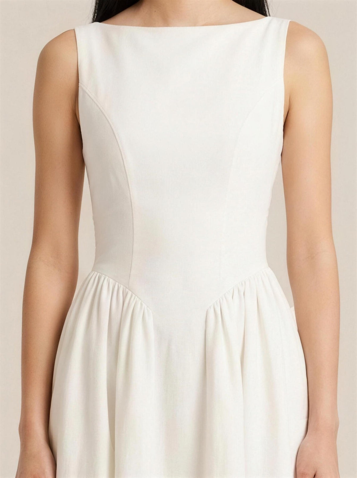 Robe Suzanne détail du haut de la robe