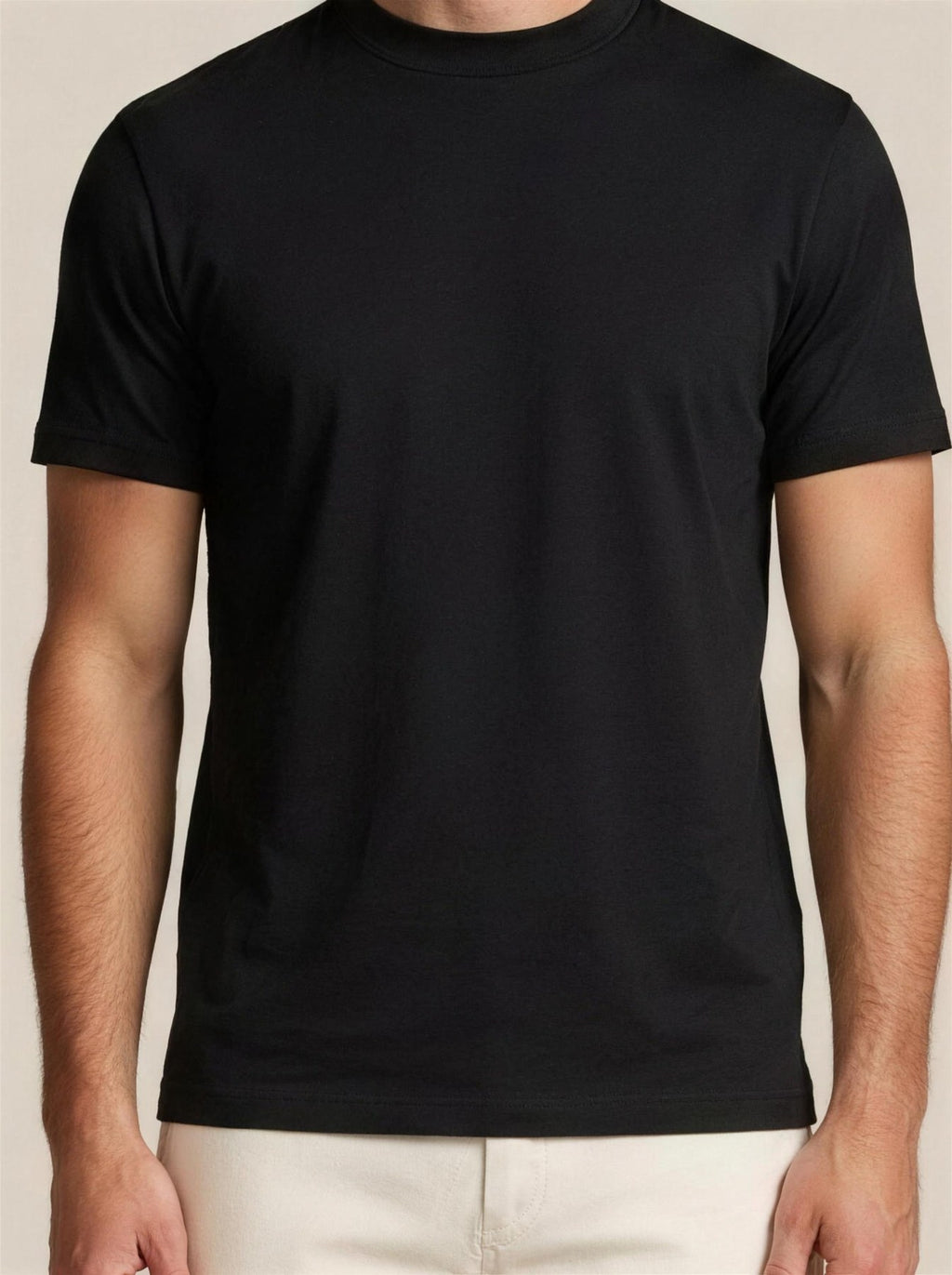 T-shirt Benoît détail de l'encolure