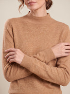 Armande Top, detail of the collar and knit