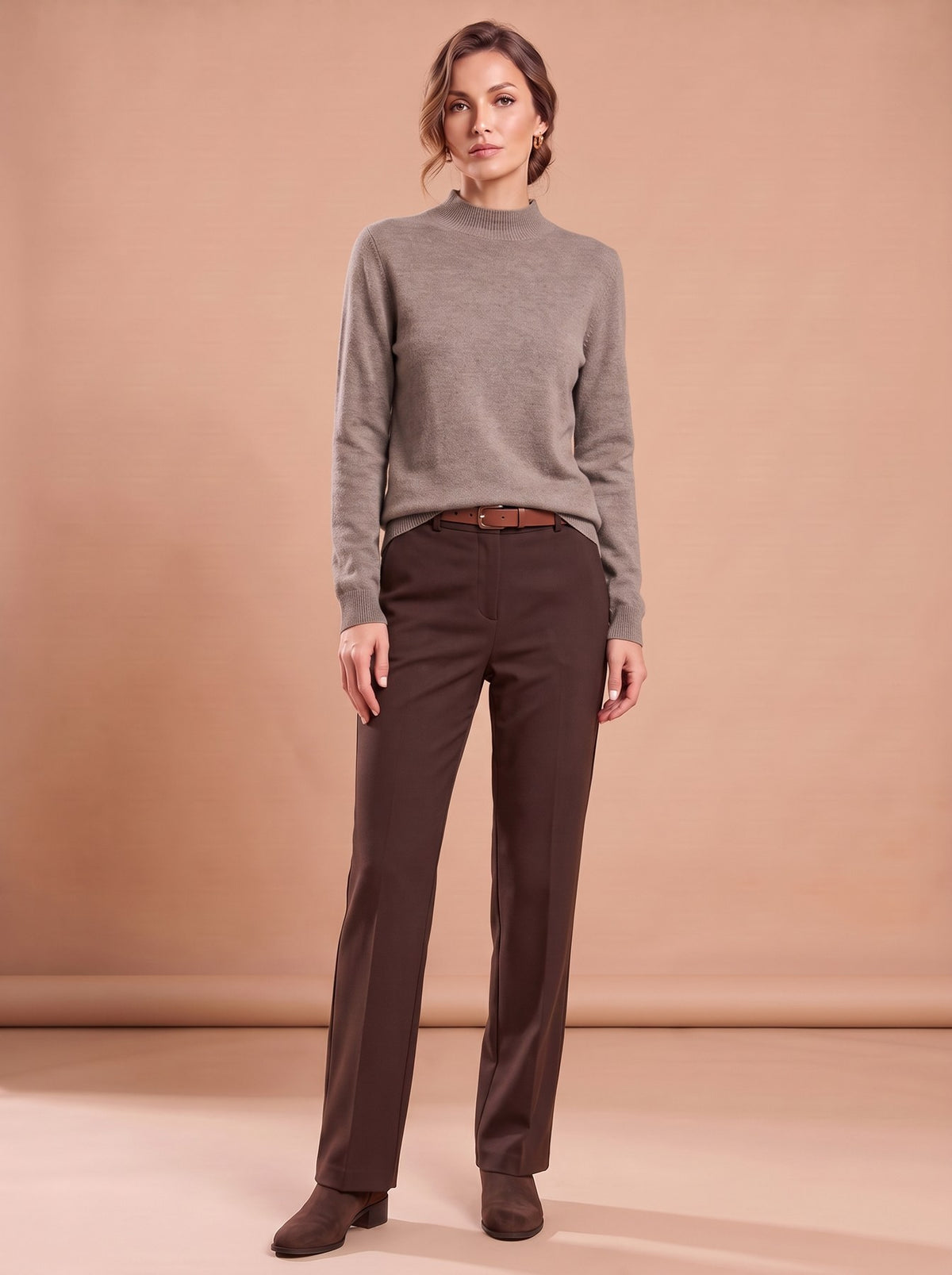 Top Armande taupe