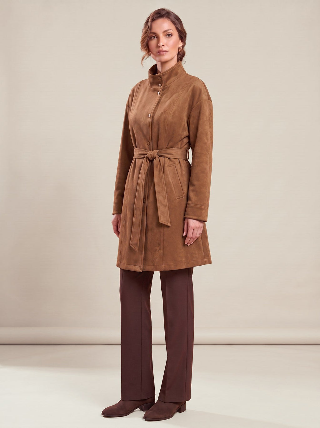 Ernestine Coat, three-quarter view